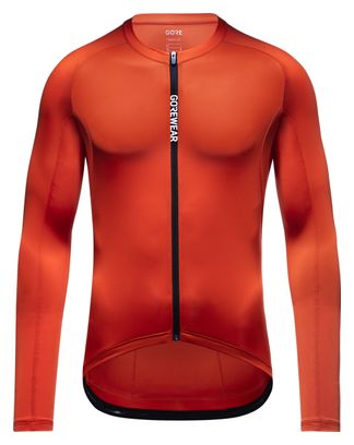 Gore Wear Spinshift Orange Long-Sleeve Jersey