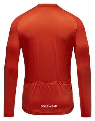 Gore Wear Spinshift Orange Long-Sleeve Jersey