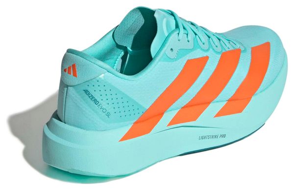 adidas Adizero Evo SL Men's Running Shoes, Blue/Orange
