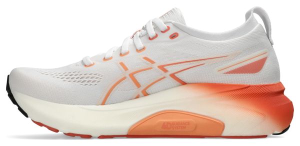 Chaussures Running Asics Gel-Kayano 31 Blanc/Orange Femme