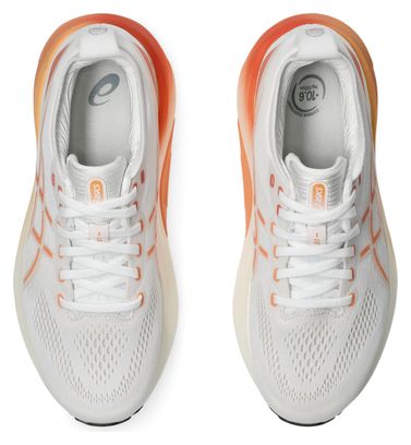 Chaussures Running Asics Gel-Kayano 31 Blanc/Orange Femme