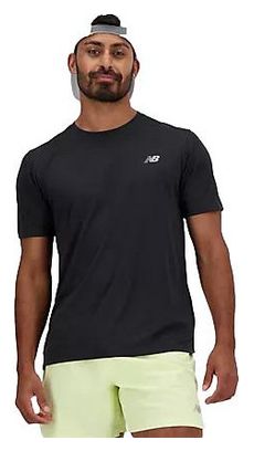 Maillot de manga corta New Balance Athletics Negro Hombre