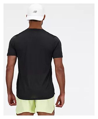 New Balance Athletics short sleeve jersey Black Homme