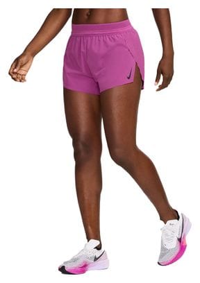 Short splité Nike AeroSwift 3in Violet Femme