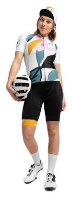 Maillot vélo manches courtes femme Cyclisme M2 Pinerolo Blanc