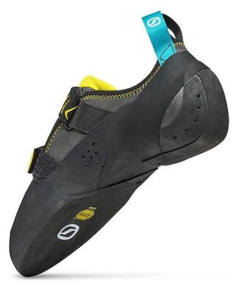 Chaussons d'Escalade Scarpa Vapor V Gris/Jaune Homme
