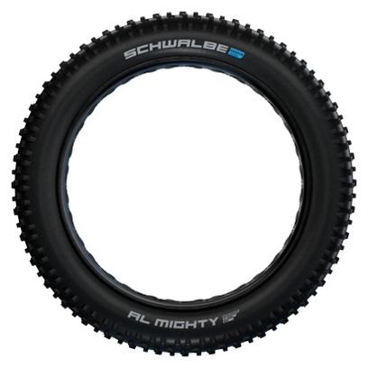 Pneu Fatbike Schwalbe Al Mighty 26'' Tubeless Ready Souple Addix Speedgrip Super Ground E-25 Noir