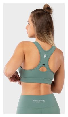 Brassière sport Fitness Femme Ultra Fit Vert Cendré