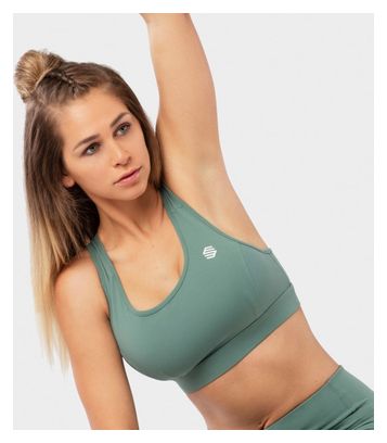 Brassière sport Fitness Femme Ultra Fit Vert Cendré