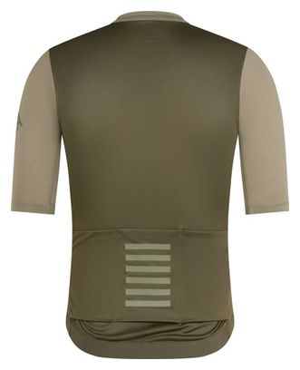 Maillot de entrenamiento Rapha Pro Team de manga corta, hombre, verde/caqui