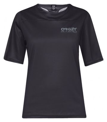 Oakley Factory Pilot Women's Short Sleeve Jersey Black