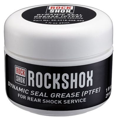 RockShox Grease Rockshox Dynamic Seal Grease (PTFE) 1oz - Consigliato per il servizio di ammortizzatori posteriori