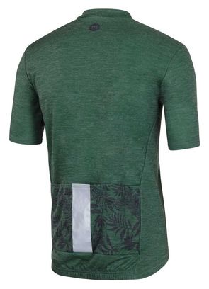 MB Wear Naturaleza Azul Grava Maillot de manga corta Hoja Verde