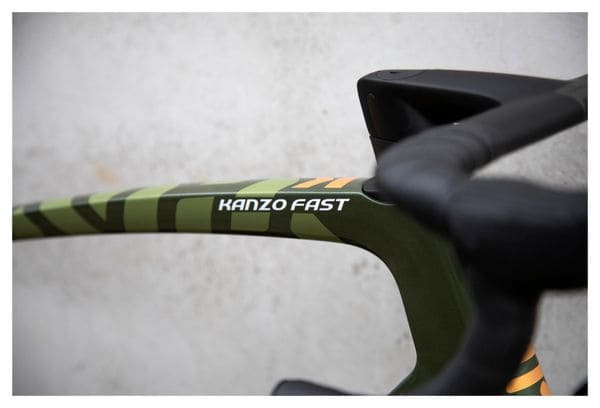 Gravel Bike Ridley Kanzo Fast Shimano GRX 800 1x11V 700 mm Vert Camouflage 2022