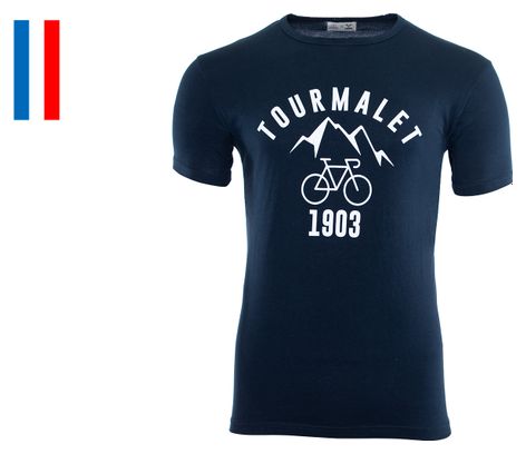 T-Shirt Korte Mouw LeBram Tourmalet Collab Donkerblauw