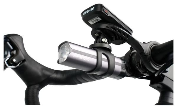 Adattatore Supporto Contatore iGPSport S82 per Luce Anteriore Nera
