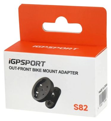 Adattatore Supporto Contatore iGPSport S82 per Luce Anteriore Nera