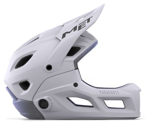 Casque avec Mentonnière Amovible Met Parachute MCR Mips Lila Mat