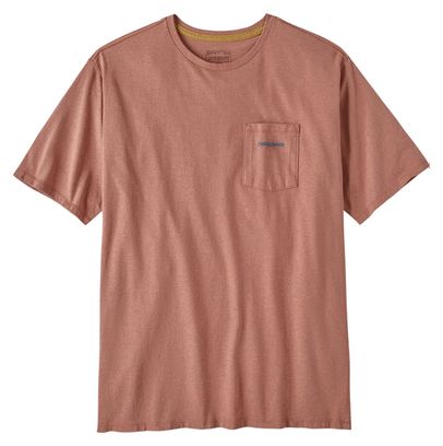 Patagonia Boardshort Logo Pocket Orange T-Shirt