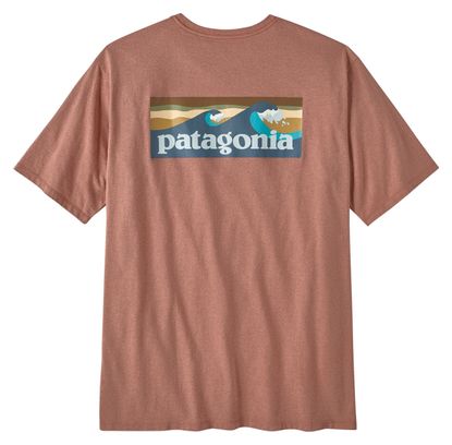 Maglietta Patagonia Boardshort Logo Pocket Orange