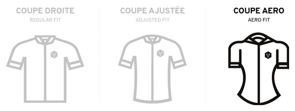 Maglia manica corta LeBram Aspin Bleu Azur A ro