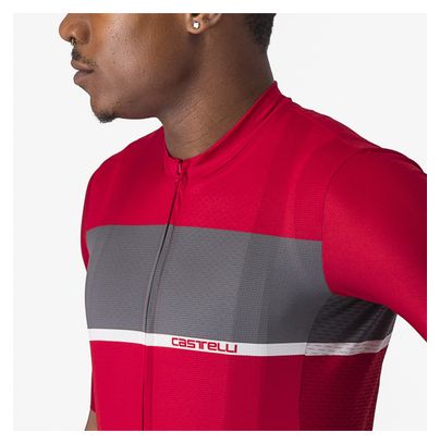 Castelli Tradizione Kurzarm Trikot Rot