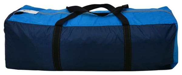 vidaXL Tente de camping Tissu 9 personnes Bleu foncé et bleu