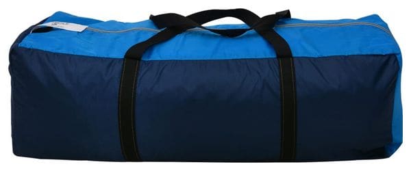 vidaXL Tente de camping Tissu 9 personnes Bleu foncé et bleu