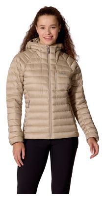 RAB Microlight Alpine Hoody Beige Women's Down Jacket
