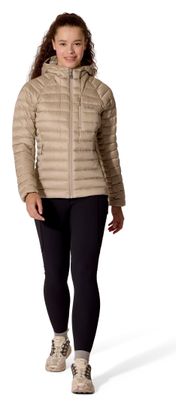 RAB Microlight Alpine Hoody Beige Women's Down Jacket