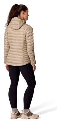RAB Microlight Alpine Hoody Beige Women's Down Jacket
