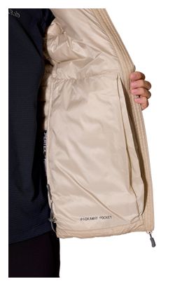 RAB Microlight Alpine Hoody Beige Women's Down Jacket