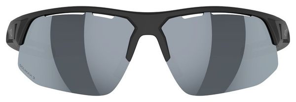 Azr Rocket RX Sunglasses Set in Black/Gray Mirrored + Clear Lens