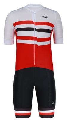 Cuissard vélo homme CHALLENGER Noir/Rouge