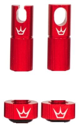 Accesorios para válvulas sin cámara de Peaty&#39;s x Chris King (MK2) Rojo