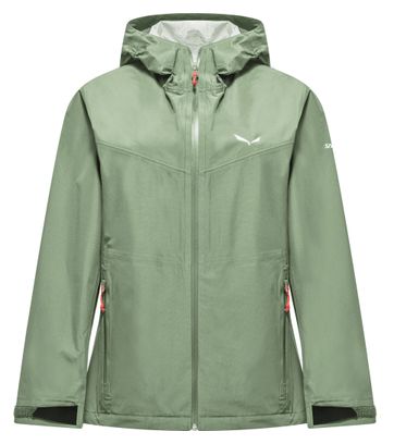 Salewa Puez 2.5L Powertex Damen-Regenjacke, grün