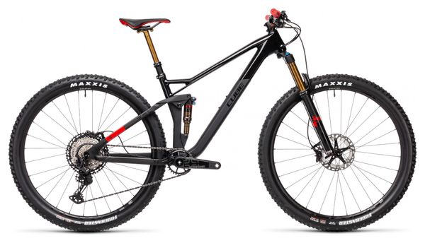 Cube Stereo 120 HPC SLT 29 Full Suspension MTB Shimano XT 12S 29'' Carbon  Grey Black Red 2021