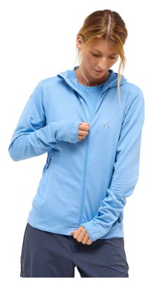 Polaire Haglöfs L.I.M Mid Multi II Hood Bleu Femme