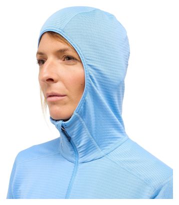Polaire Haglöfs L.I.M Mid Multi II Hood Bleu Femme