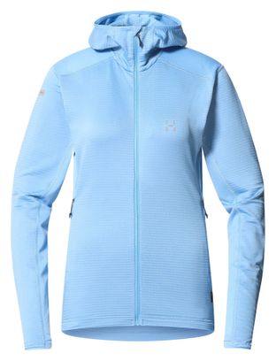 Polaire Haglöfs L.I.M Mid Multi II Hood Bleu Femme
