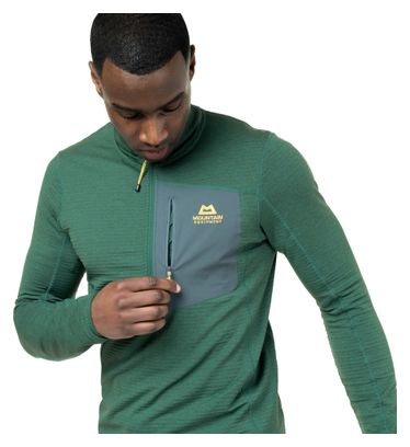 Polaire Mountain Equipment Lumiko Zip T Vert Homme