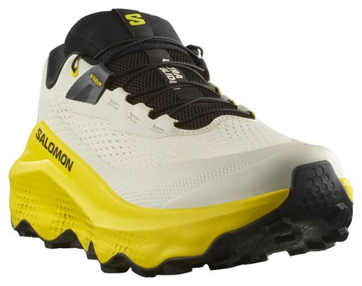 Chaussures Trail Salomon Ultra Glide 3 Blanc/Jaune Homme