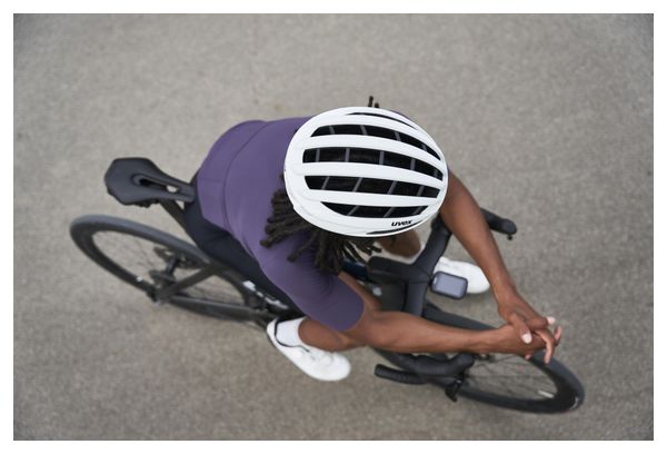 Uvex Surge Casco da strada bianco opaco