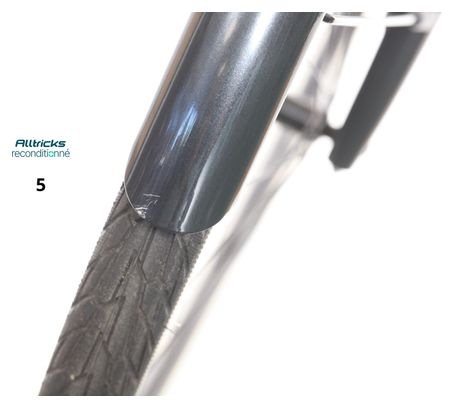 Vélo de Ville Électrique O2 Feel iSwan City Boost 6.1 Univ Shimano Altus 8V 432 Wh 28'' Gris Anthracite T.L 180/200cm - Produit Reconditionné