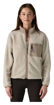 Dames fleece Patagonia Synchilla Beige