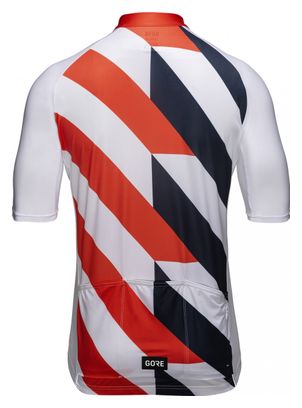 Maillot Gore Wear Signal Blanc Orange