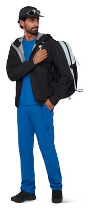 Giacca impermeabile Mammut Ducan Hooded nera da uomo