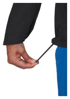 Giacca impermeabile Mammut Ducan Hooded nera da uomo