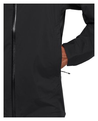 Giacca impermeabile Mammut Ducan Hooded nera da uomo