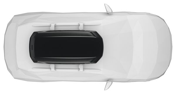 Cofre de techo Thule Pulse 2 M (400 l) negro mate